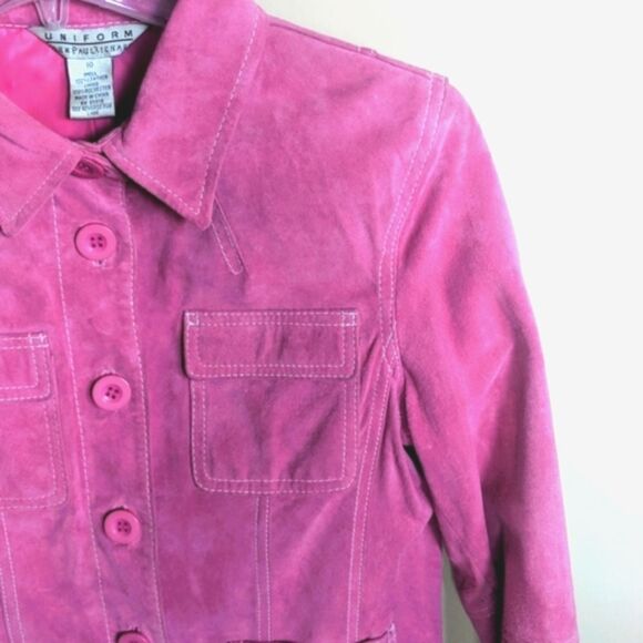 Vintage Pink 🩷 Suede Jacket by John Paul Richard - Picture 4 of 12